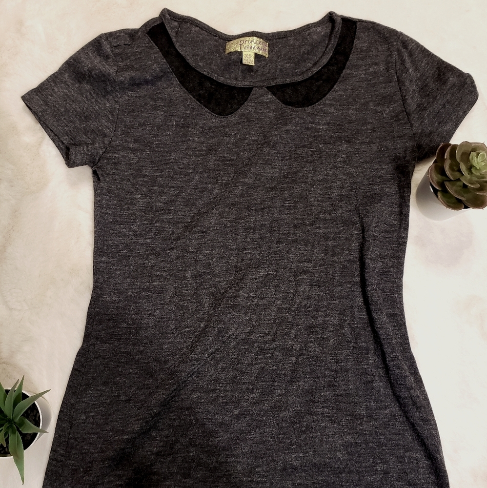 Vera Wang Tee with lace detail